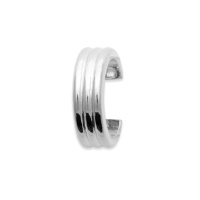 Bague d'oreille en argent 925/000 rhodié.