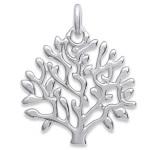 Pendentif Arbre de vie en argent 925/000 rhodié.