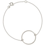 Bracelet Cercle en argent 925/000 rhodié.