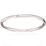 Bracelet jonc en argent 925/000. Fil rond.