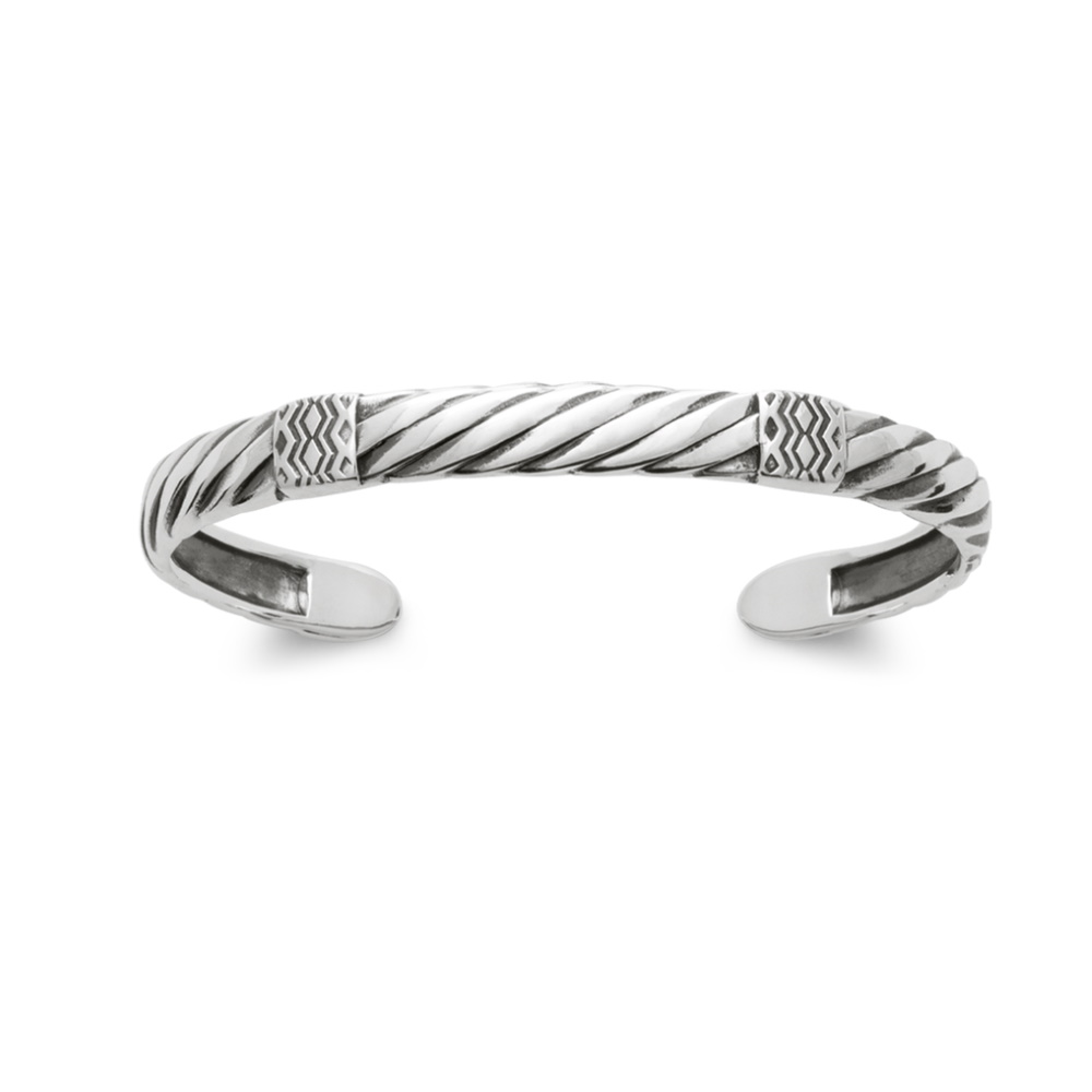 Bracelet Homme Jonc 62mm argent massif 925° argenté - Achat