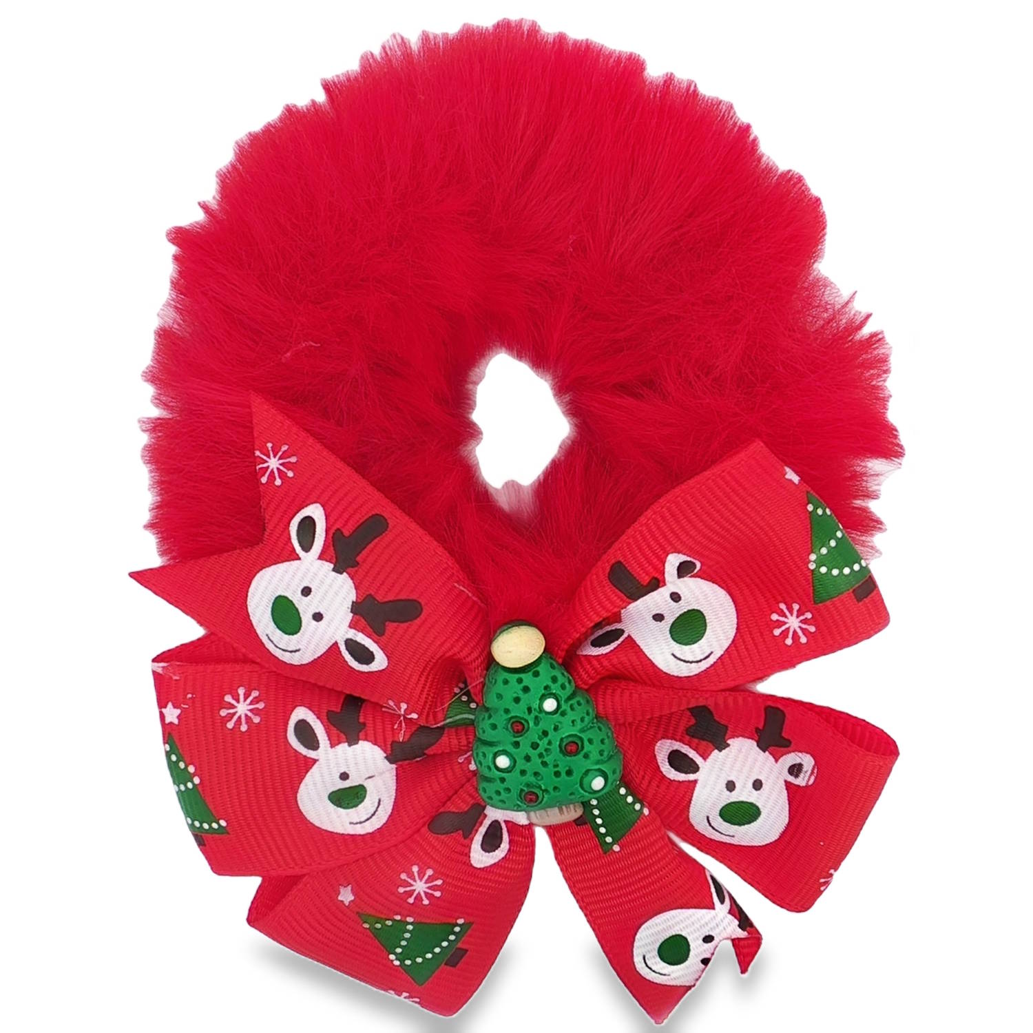 Chouchou élastique à cheveux festif, orné d'un pompon rouge vif et d'un nœud en ruban rouge à motifs de sapins de Noël ou de cadeau.<br/>Un accessoire joyeux pour les fêtes de fin d'année, parfait pour ajouter une touche festive à toute coiffure.<br/>2 modèles différents.<br/>Vendu à l'unité. Elastique Noeud Papillon Adolescent Adulte Automne Enfant Femme Fille Hiver Indémodable Symboles Chouchou élastique à cheveux festif, orné d'un pompon rouge vif et d'un nœud en ruban rouge à motifs de sapins de Noël ou de cadeau.<br/>Un accessoire joyeux pour les fêtes de fin d'année, parfait pour ajouter une touche festive à toute coiffure.<br/>2 modèles différents.<br/>Vendu à l'unité. Elastique Noeud Papillon Adolescent Adulte Automne Enfant Femme Fille Hiver Indémodable Symboles