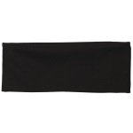 Bandeau en tissu stretch noir.