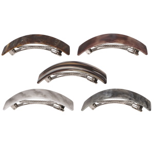 Barrette large de couleur. Différents coloris selon arrivage. Vendu à l'unité.