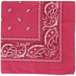 Bandanas en coton fuchsia.