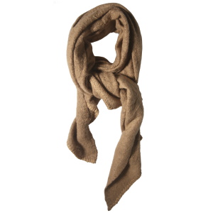 Foulard en 50 % viscose et 50 % laine.