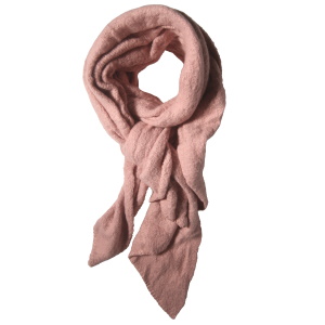 Foulard en 50 % viscose et 50 % laine.