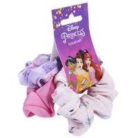 Lot de 3 chouchous élastiques Princesse Disney en polyester.