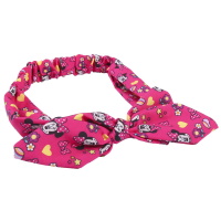 Bandeau pour cheveux pour enfants sur le thème de Minnie Mouse et des personnages Disney en 100 % polyester.