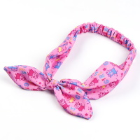 Bandeau pour cheveux pour enfants sur le thème de Peppa Pig en 100 % polyester.