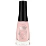 Vernis à ongles. Rose poudreux. Pinceau plat.