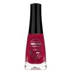 Vernis à ongles. Cerise. Pinceau plat.