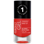 Vernis effet gel jusqu'à 11 jours. Une brillance Gel Effect et une tenue de 11 jours sans retouche. Ce vernis a un fini lisse et brillant. Le vernis ne s'écaille pas, ne s'effrite plus au fil des jours et résiste intensément aux chocs. Un vernis à ongles au résultat GEL sans besoin de lampe UV. Etape 1 : Appliquer 2 couches de couleur Perfect Gel. Etape 2 : Appliquer 1 couche de Top Coat Perfect Gel.