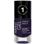 Vernis effet gel jusqu'à 11 jours. Une brillance Gel Effect et une tenue de 11 jours sans retouche. Ce vernis a un fini lisse et brillant. Le vernis ne s'écaille pas, ne s'effrite plus au fil des jours et résiste intensément aux chocs. Un vernis à ongles au résultat GEL sans besoin de lampe UV. Pour une meilleure tenue : Etape 1 : Appliquer 2 couches de couleur Perfect Gel. Etape 2 : Appliquer 1 couche de Top Coat Perfect Gel.