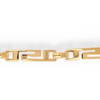 Bracelet en plaqué or jaune 18 carats.