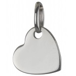 Pendentif cœur en argent 925/000.