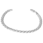 Bracelet chaîne en argent 925/000.