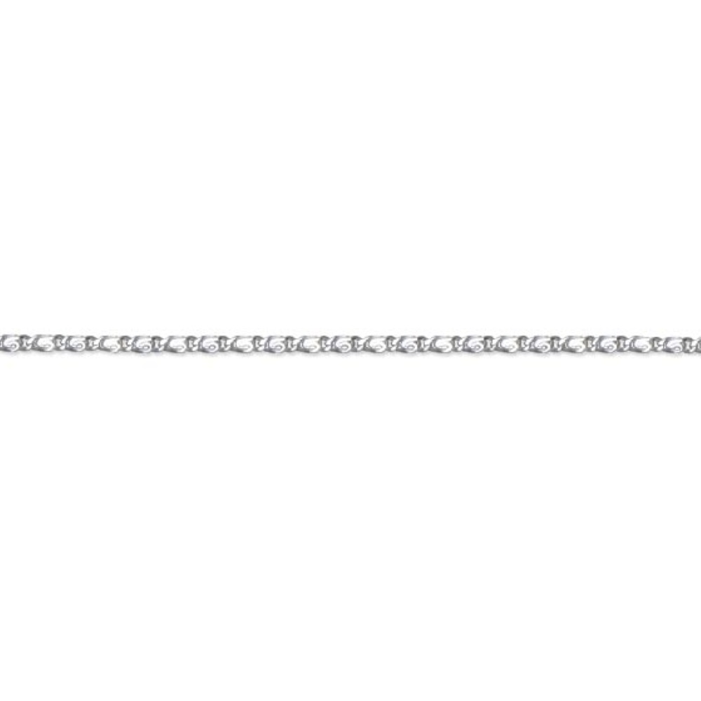 Bracelet chaîne de cheville en argent 925/000 rhodié. Cheville  Adolescent Adulte Femme Fille Indémodable 