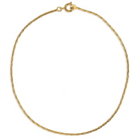 Bracelet chaîne maille paloma en plaqué or jaune 18 carats.