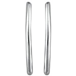 Boucles d'oreilles pendantes en argent 925/000.