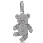 Pendentif nounours en argent 925/000.