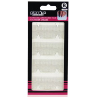 Adhésifs autocollants double face pour faux ongles. Les adhésifs double face se disposent sur les ongles naturels pour coller facilement les faux ongles et permettre une adhérence parfaite. Ils conviennent à tous les types et tailles de faux ongles et ses nombreuses tailles s'adaptent aux ongles de mains et de pieds.