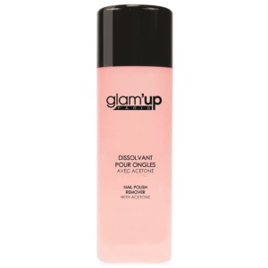 Dissolvant pour ongles avec acétone. Dissolvant à base d'acétone pour un effet dégraissant. Il dissout rapidement le vernis à ongles, semi permanents, résine acrylique, gels UV et colle. Il protège la base naturelle de l'ongle. Délicatement parfumé à la vanille.