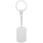 Porte-clés en acier. Le prix comprend la plaque ainsi que le prix de la gravure photo. Une fois l'article commandé, il suffit de nous envoyer par mail la photo à graver ainsi que le texte que vous souhaitez inscrire au verso (à l'adresse mary.jane@wanadoo.fr ). La gravure est faite sur l'article 908423A.