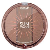 Poudre bronzante Sun Powder trio soleil. Cette poudre bronzante et contouring associe trois nuances pour ensoleiller, sculpter et illuminer le teint. En un instant, la poudre Trio Soleil reproduit naturellement les reflets du soleil sur le visage : la mine est réchauffée et les contours sculptés avec un fini mat, ultra naturel.