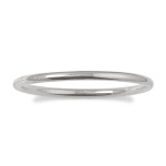 Bracelet jonc en argent 925/000. Fil rond.