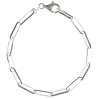 Bracelet chaîne en argent 925/000.