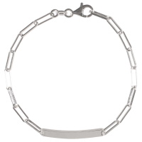 Bracelet gourmette en argent 925/000.