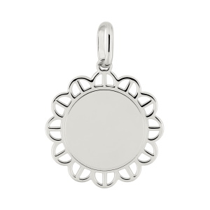 Pendentif en argent 925/000 rhodié.