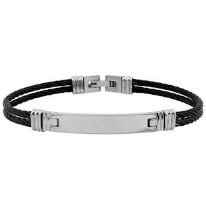 Affirmez votre style avec ce bracelet jonc moderne. Ce bracelet mise sur une esthétique minimaliste et sophistiquée. Un accessoire de mode idéal pour compléter votre look. Personnalisez ce bijou avec un message, prénoms ou initiales.