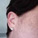 Boucles d'oreilles boules en argent 925/000. Boule Rond  Adulte Femme Indémodable 