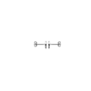 Boucles d'oreilles puces étoiles en argent 925/000 rhodié pavées d'oxydes de zirconium blancs. Etoile Puce Strass  Adolescent Adulte Femme Fille Indémodable Nature 