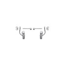 Boucles d'oreilles en argent 925/000 rhodié et oxyde de zirconium. Ovale Pendantes  Adolescent Adulte Femme Fille Indémodable 