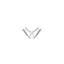 Boucles d'oreilles en argent 925/000 rhodié serties d'oxydes de zirconium blancs. Strass  Adolescent Adulte Femme Fille Indémodable 