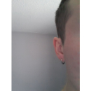 Boucles d'oreilles créoles de Bali en argent 925/000. Créoles Rond  Adulte Femme Indémodable 