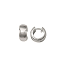 Boucles d'oreilles créoles en argent 925/000. Créoles Rond  Adulte Femme Indémodable 