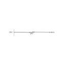 Bracelet noeud en argent 925/000. Noeud  Adolescent Adulte Femme Fille Indémodable Symboles 