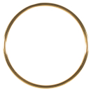 Bracelet jonc fermé rigide fil rond en acier doré. Jonc  Adolescent Adulte Femme Fille Indémodable 