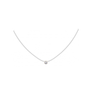 Collier en fil nylon, plaqué or et oxyde de zirconium. Rond  Adolescent Adulte Femme Fille Indémodable 