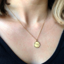 Chaîne maille forçat en plaqué or jaune 18 carats.  Adolescent Adulte Femme Fille Indémodable 