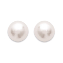 Boucles d'oreilles plaqué or et perles d'imitation nacrées. Boule Perle  Adulte Femme Indémodable 