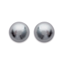 Boucles d'oreilles en plaqué or et perle d'imitation nacrée. Boule Perle  Adulte Femme Indémodable 