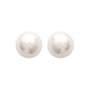 Boucles d'oreilles plaqué or et perle d'imitation. Boule Perle  Adulte Femme Indémodable Mariage 