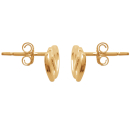 Boucles d'oreilles en plaqué-or. Coeur  Adulte Amour Femme Indémodable 