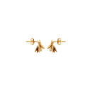 Boucles d'oreilles en plaqué or 18 carats. Pendantes  Adolescent Adulte Femme Fille Indémodable 