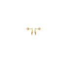 Boucles d'oreilles puces œil de Turquie en plaqué or. Oeil Oeil de Turquie Puce Rond  Adolescent Adulte Femme Fille Indémodable Symboles 